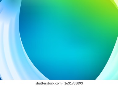 Light Blue, Green vector blurred background. New colored illustration in blur style with gradient. Background for designs.