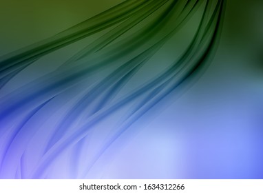 Light Blue, Green vector blurred background. Colorful illustration in abstract style with gradient. New style design for your brand book.