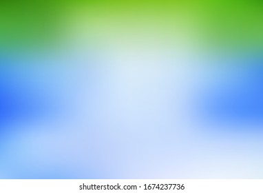 Light Blue, Green vector blurred background. Shining colored illustration in smart style. New style for your business design.
