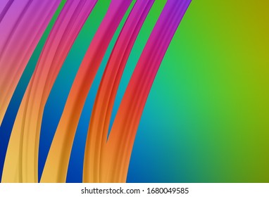 Light Blue, Green vector blurred template. Colorful illustration in abstract style with gradient. Background for designs.