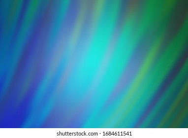 Light Blue, Green vector blurred template. Abstract colorful illustration with gradient. The best blurred design for your business.