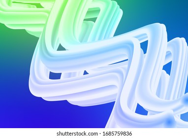 Hellblau, grüne Vektorillustration, unscharfer Hintergrund. Moderne abstrakte Illustration mit Farbverlauf. Neuer Stil für Ihr Business Design.