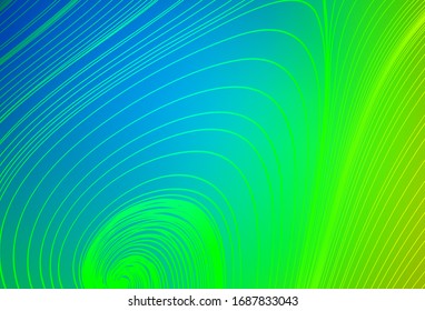 Light Blue, Green vector blurred background. Glitter abstract illustration with gradient design. Elegant background for a brand book.