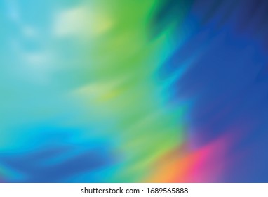 Light Blue, Green vector blurred background. Glitter abstract illustration with gradient design. New style for your business design.