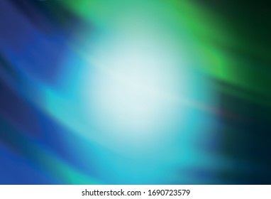Light Blue, Green vector blurred background. Colorful abstract illustration with gradient. Elegant background for a brand book.