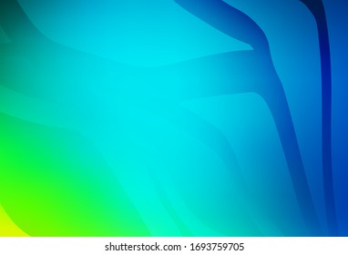 Light Blue, Green vector blurred pattern. Shining colorful illustration in smart style. Background for a cell phone.