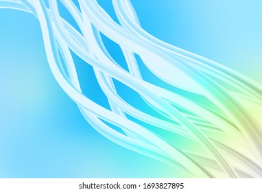 Hellblau, grüner Vektorunscharf und farbiges Muster. Eine elegante, helle Illustration mit Farbverlauf. Kluges Design für Ihre Arbeit.