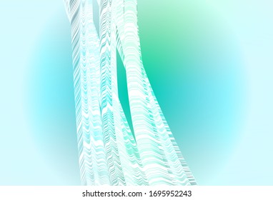 Light Blue, Green vector blurred bright pattern. Shining colorful illustration in smart style. New way of your design.