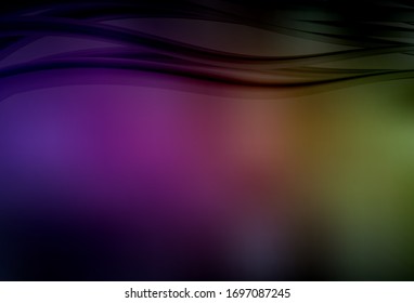 Light Blue, Green vector blurred pattern. Creative illustration in halftone style with gradient. The best blurred design for your business.