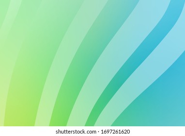 Light Blue, Green vector blurred pattern. Glitter abstract illustration with gradient design. New way of your design.