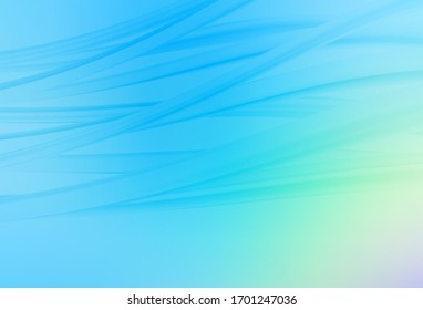 Light Blue, Green vector blurred shine abstract background. Abstract colorful illustration with gradient. New style design for your brand book.