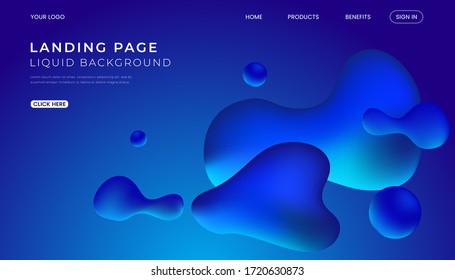 Light Blue, Green vector blurred background. Colorful illustration in abstract style with gradient. Elegant background for a brand book.