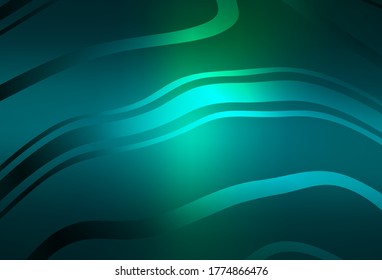 Azul claro, Verde vectorial borroso brillante plantilla abstracta. Una ilustración de color completamente nueva en un estilo borroso. Nuevo diseño para su negocio.