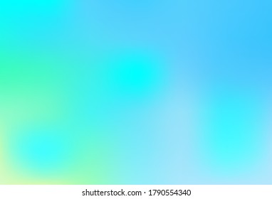 Light Blue, Green vector blurred shine abstract background. Shining colorful illustration in smart style. New design for your business.