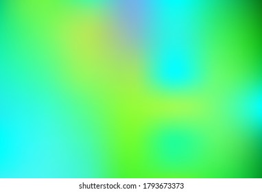 Light Blue, Green vector blurred and colored pattern. Colorful abstract illustration with gradient. Completely new design for your business.