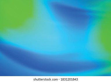 Light Blue, Green vector blurred bright template. A completely new colored illustration in blur style. Elegant background for a brand book.
