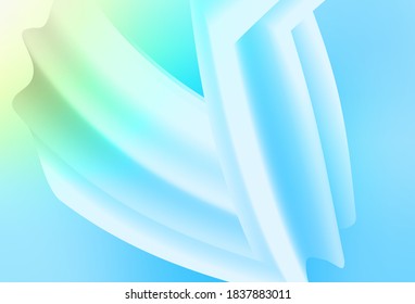 Light Blue, Green vector blurred background. Colorful abstract illustration with gradient. Elegant background for a brand book.