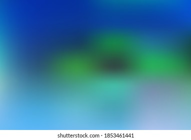 Light Blue, Green vector blurred and colored pattern. New colored illustration in blur style with gradient. Background for a cell phone.