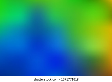 Light Blue, Green vector blurred background. Abstract colorful illustration with gradient. Background for a cell phone.