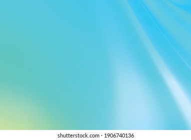 Light Blue, Green vector blurred shine abstract texture. An elegant bright illustration with gradient. New style design for your brand book.