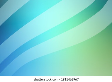 Azul claro, vector verde borroso patrón brillante. Ilustración colorida brillante de estilo inteligente. Fondo para un teléfono móvil.