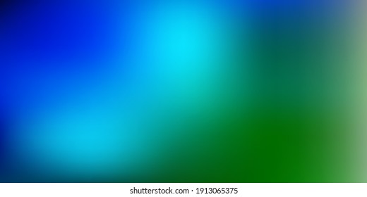 Light blue, green vector blurred template. Blur colorful illustration in brand new style. Background for web designers.