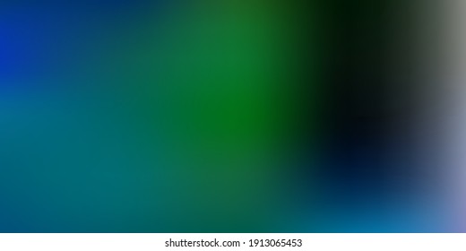 Light blue, green vector blurred layout. Blurred abstract gradient illustration in simple style. Background for mobile phones.