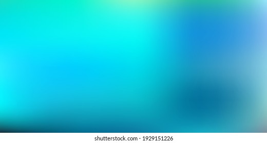 Light blue, green vector blurred pattern. Shining colorful blur illustration in abstract style. Your business gesign.