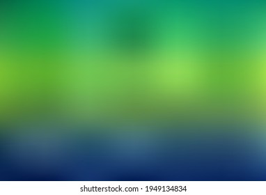 Planta azul claro, verde borrosa vectorial. Ilustración abstracta colorida con gradiente. Fondo para los diseños.