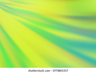 Light Blue, Green vector blurred background. Colorful illustration in blurry style with gradient. The background for your creative designs.