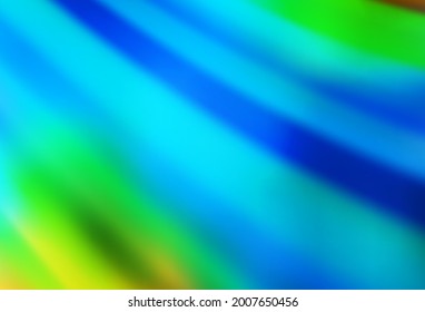 Light Blue, Green vector blurred bright pattern. Modern abstract illustration with gradient. Smart design for your work.