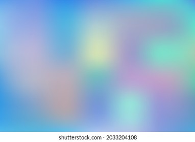 Light Blue, Green vector blurred bright template. Colorful illustration in abstract style with gradient. Template for cell phones.
