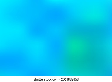 Plantilla azul claro, vectorial verde borrosa y coloreada. Ilustración creativa en estilo de semitono con gradiente. Diseño de su sitio web.
