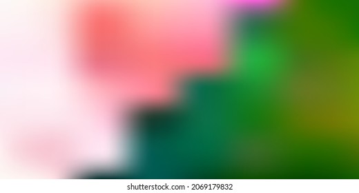 Light blue, green vector blurred layout. Colorful abstract illustration with blur gradient. Background for web designers.