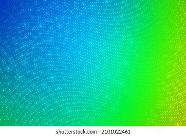 Light Blue, Green vector Blurred bubbles on abstract background with colorful gradient. Modern abstract illustration with colorful water drops. Smart design for business ads.