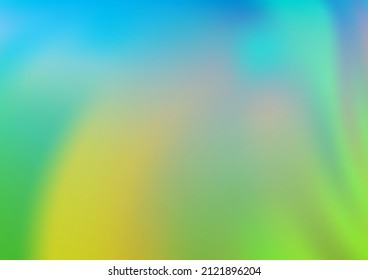 Light Blue, Green vector blurred bright pattern. Shining colorful illustration in a Brand new style. The template can be used for your brand book.