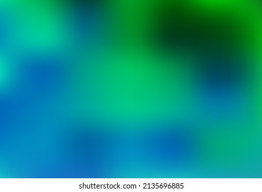 Azul claro, fondo borroso vectorial verde. Ilustración abstracta colorida con gradiente. Diseño de su sitio web.