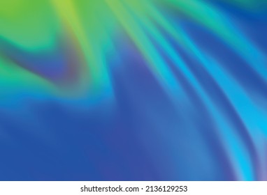 Light Blue, Green vector blurred bright texture. Abstract colorful illustration with gradient. The best blurred design for your business.