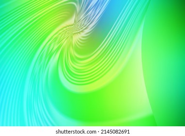 Azul claro, vector verde borrosa textura brillante. Nueva ilustración coloreada en estilo borroso con gradiente. Diseño borroso para su sitio web.