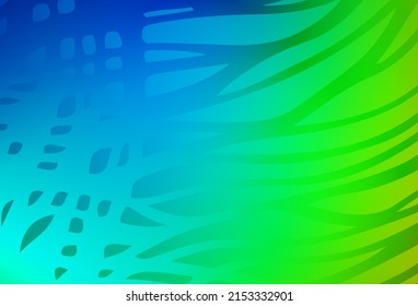 Light Blue, Green vector blurred shine abstract background. Modern abstract illustration with gradient. Completely new design for your business.