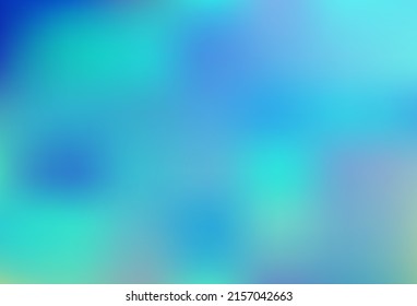 Light Blue, Green vector blurred bright pattern. Creative illustration in halftone style with gradient. Template for any brand book.