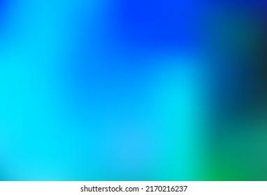 Light Blue, Green vector blurred background. Glitter abstract illustration with an elegant design. Brand new design for your business.