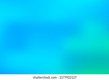 Light Blue, Green vector blurred shine abstract background. A completely new color illustration in a bokeh style. Elegant cover for a brand book.