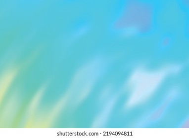 Azul claro, vector verde borroso patrón brillante. Ilustración colorida abstracta con gradiente. Nueva forma de tu diseño.
