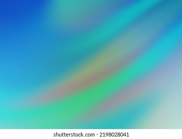 Light Blue, Green vector blurred and colored template. A vague abstract illustration with gradient. The best blurred design for your business.