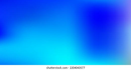Light blue, green vector blurred template. Colorful illustration with gradient in abstract style. Best choice for your design.
