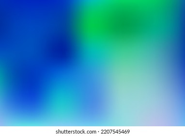Light Blue, Green vector blurred and colored background. An elegant bright illustration with gradient. Brand new template for your design.