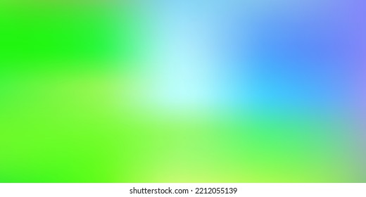 Hellblaue, grüne Vektorgrafik unscharfe Textur. Farbige abstrakte Farbverlauf-Illustration im unscharfen Stil. Beispiel für Ihre Designs.