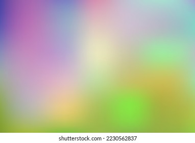 Light Blue, Green vector blurred and colored template. Colorful abstract illustration with gradient. Simple design for your business.