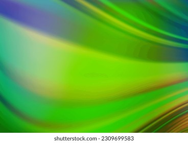 Light Blue, Green vector blurred shine abstract pattern. Colorful illustration in abstract style with gradient. The blurred design can be used for your web site.